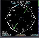 The distance to waypoint is displayed as follows: Distance to waypoint < 100 NM, display is in tenths of a mile, i.e., ##.#. Distance to waypoint is 100 9999 NM, display in whole miles, i.e., ####.