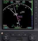 CHAPTER 3 FLYING THE EFD1000 PRO PFD Figure 3-34 Data Bar Figure 3-32 360 Compass Mode Figure 3-33 ARC CDI Compass Mode With GPS Steering (GPSS), a compatible GPS navigator (in this case, a Garmin