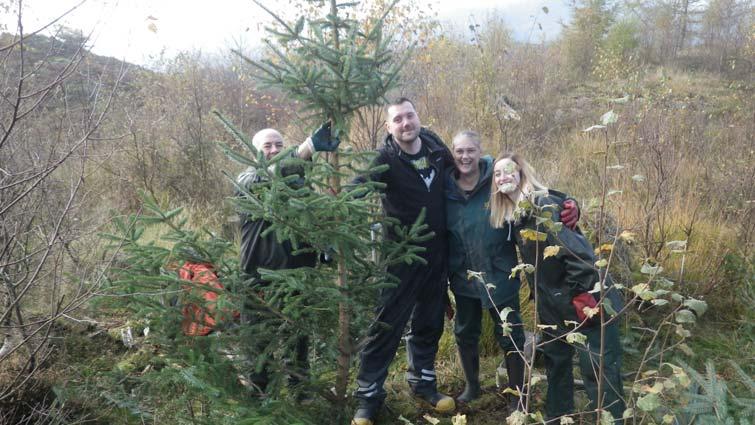 It isn t on National Trust land but, as a reciprocal arrangement with the National Park Authority, we spruced it up with the help of volunteers from Blackpool s Mulberry supported housing project.