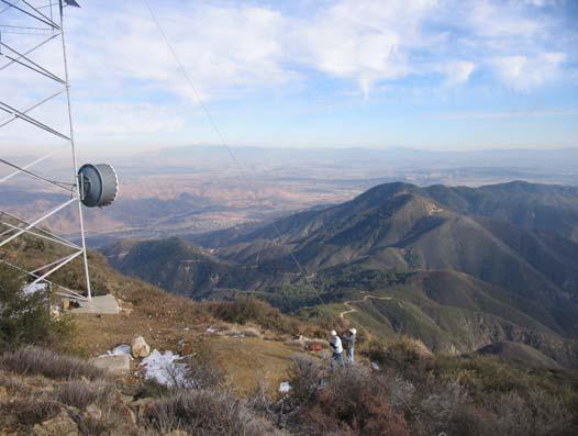 Photograph 1: View toward Santiago Peak candidate
