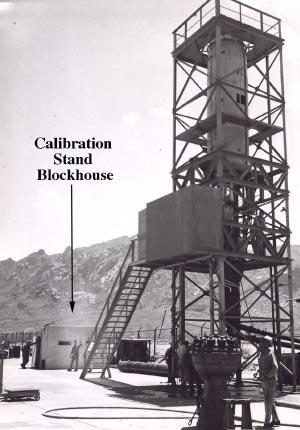 The abandoned structure was once the blockhouse for the V-2 propulsion unit calibration stand and was used in the late 1940s.