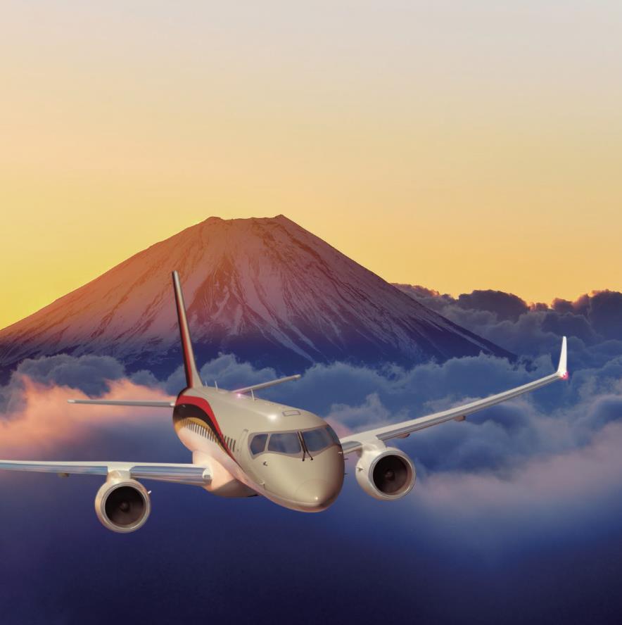 Japanese aircraft with SBAS capability Mitsubishi Regional Jet (MRJ) 70-90 seat Now, Flight test and evaluation First delivery of MRJ is planed in 2017.