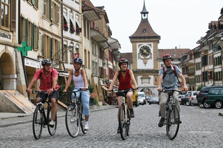 Bike Tour For active people 3 120 Minutes CHF 220.- per group; up to 12 people (bike rental not included) Bike Rental* Bicycles including helmets can be rented for CHF 27.- per person for the tour.