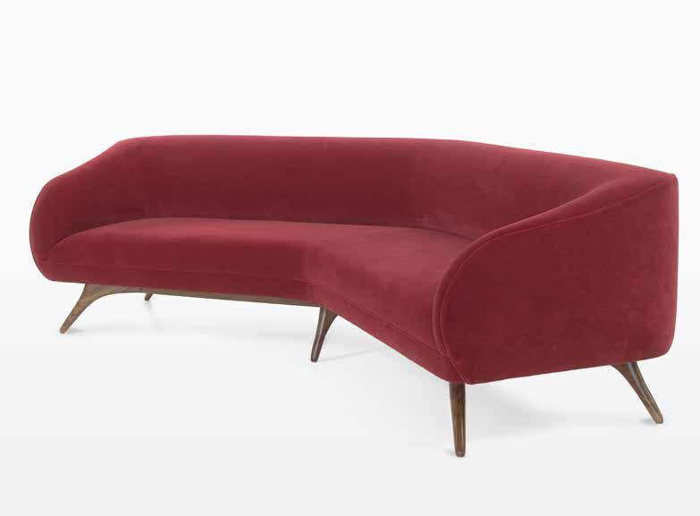 506 A Fifth Avenue Angled Sofa Designed 1955 Finish: