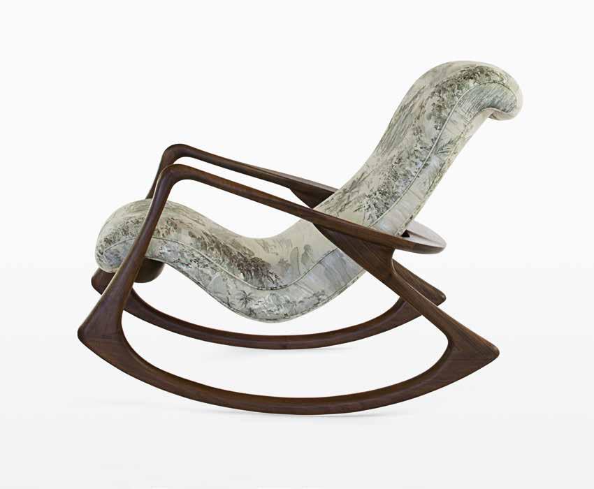 175 F Contour Rocking Chair Designed 1953 Finish: