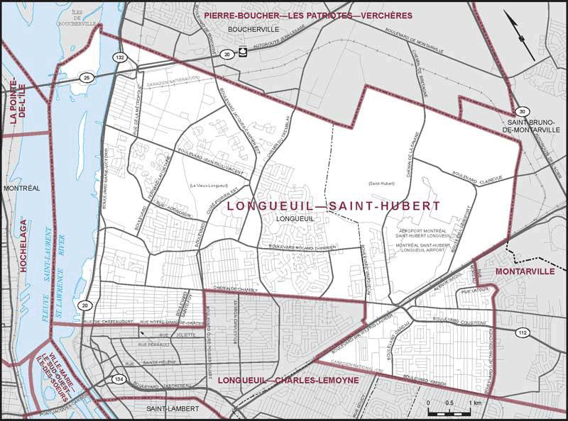 Longueil Saint Hubert No First Na ons are located in this electoral district.