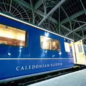 M. Caledonian Sleepers Japan Sales Manual 2005 Ride overnight between London Euston & cities in Scotland and arrive the following morning in the heart of the Highlands or the centre of the city.