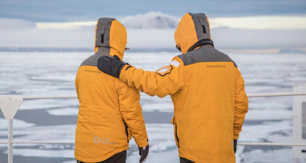 Inclusions YOUR GREENLAND EXPEDITION INCLUDES Shipboard accommodation with daily housekeeping All meals, snacks, soft drinks and juices on board Beer and wine during dinner All shore landings per the