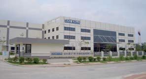 July 12, 2006 New Waterco plant in Guangzhou, China In July 2006, a new sizeable plant of 25,166 square metres was built in Guangzhou, China to cater for the reqional