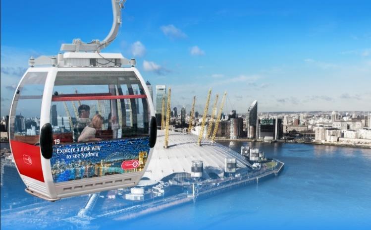 EMIRATES CABLE CAR & NORTH GREENWICH PIER ACCESS Emirates Airline Cable Car just 30 seconds walk from Royal Victoria Residence to the Emirates Airline cable car linking to Greenwich