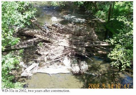 Complexity increased with additional woody debris. Susceptible to high flows.