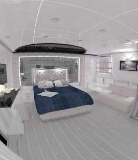 Lower deck: 19 guest cabins 10 VIP cabins