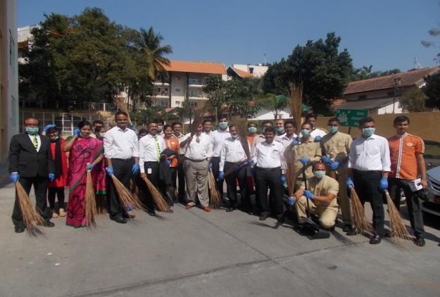 SWACH BHARAT ABHIYAAN UNIT PLAN My Fortune Bengaluru The exercise will be conducted around My Fortune Bengaluru Areas Pavement from from