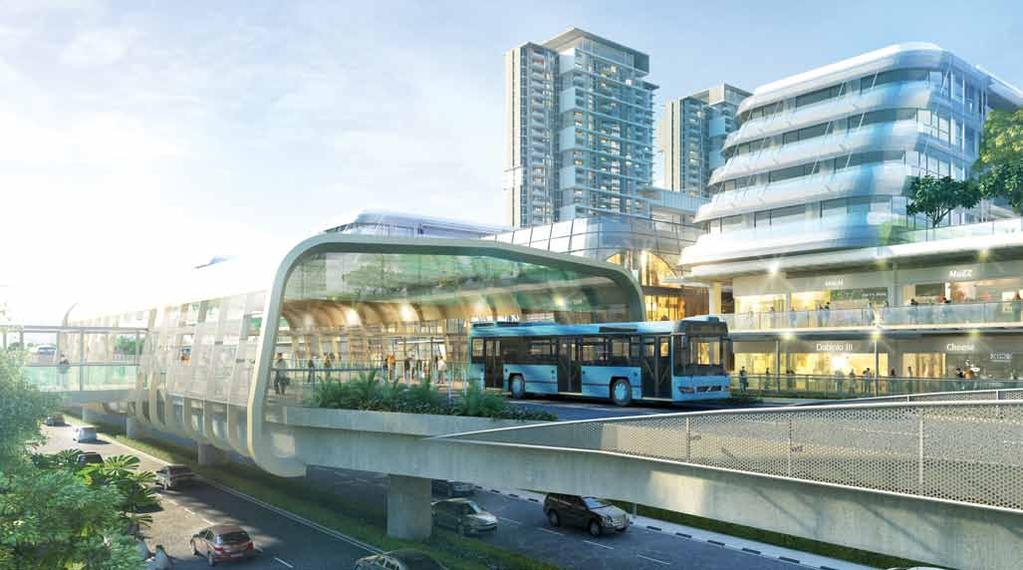 Malaysia s First Proposed Elevated Bus Rapid Transit (BRT) Sunway Line CONVERGENCE OF CONNECTIVITY Artist s Impression Bus Rapid Transit (BRT) - Sunway Line BY ROAD BY RAIL BY FOOT The Bus Rapid