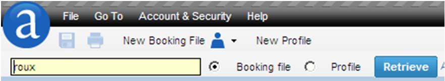 Booking File How to open a