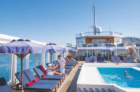Smoking Smoking on board Aegean Odyssey is only permitted in the designated area on Belvedere Deck aft.