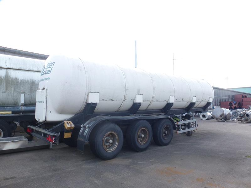 BEER TRAILERS (22,500 LITRES) Beer road tanker Wilhelm Schmidding Beer tank, single-walled, isolated with fittings Washing