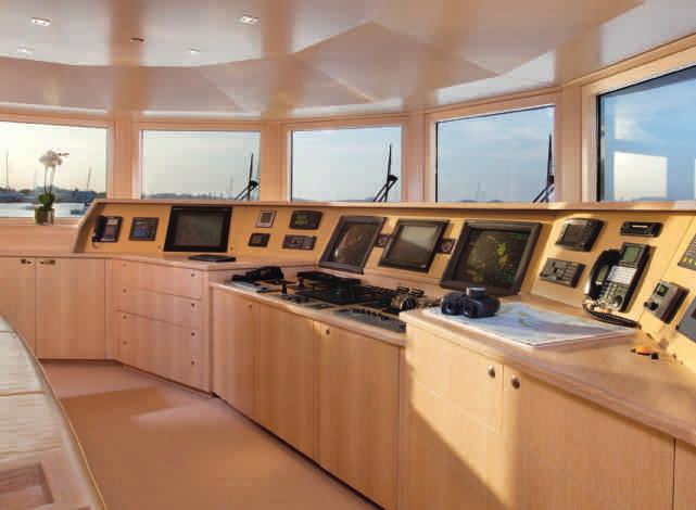 5 knots (Economical Speed) COMMUNICATIONS & NAVIGATION EQUIPMENT A comprehensive suite of navigation and communication equipment / GMDSS equipped and certified.