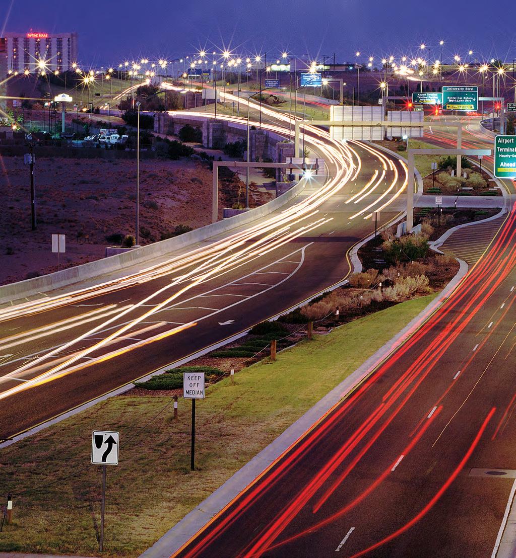 ROAD NEW MEXICO INTERSTATE REACH Albuquerque is bisected by I-25 and I-40, this interchange is the busiest in New Mexico, handling in excess of 300,000 vehicles per day Both highways are essential