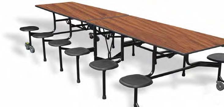 Our barrier-free design allows easy access to each seating position without having to step on or over table supports.