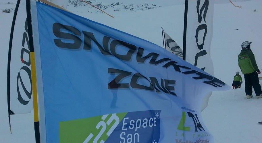 where snow kiters will be free to experiment their acrobatics.