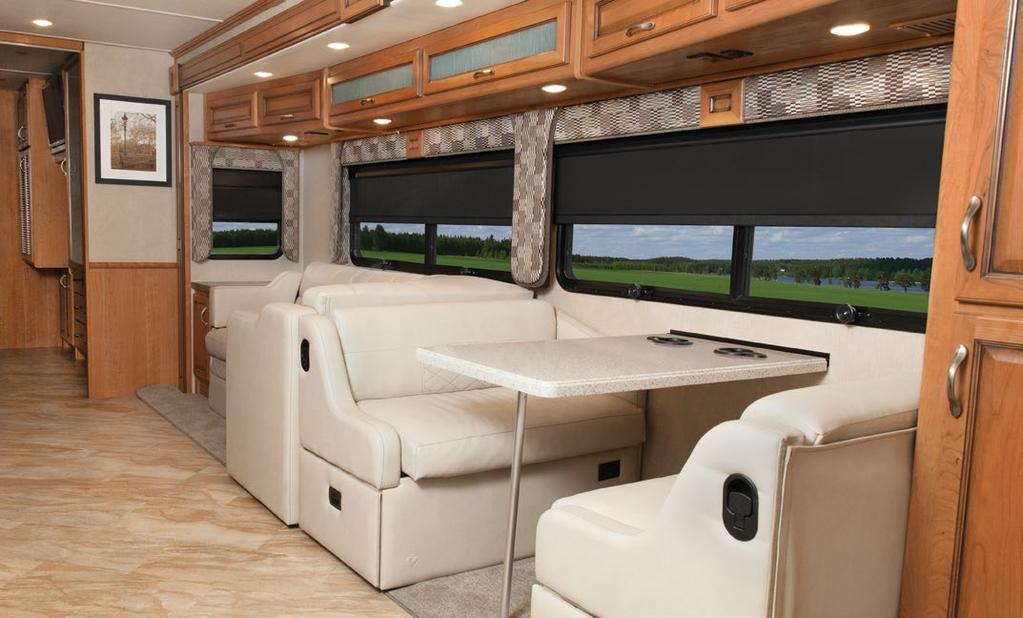 BOUNDER 2016 CLASS A GAS SPECIAL ANNIVERSARY FEATURES Enhanced Interior Styling - New Furniture Styling - New Window Treatments - Solid Surface Tops &