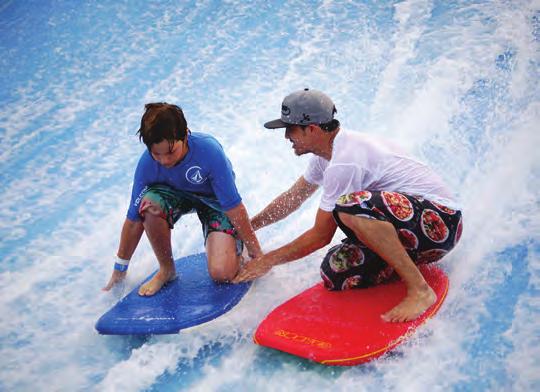 When you purchase a FlowRider, your staff will receive on-site training from professional Flowboarding trainers on how best to promote and run your attraction.