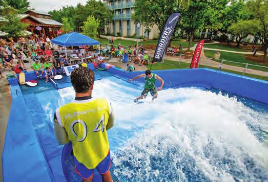 The FLOW (Flowboarding League of the World) Tour is a FlowRider sanctioned, international event featuring some of the world s best known professional surf riders.