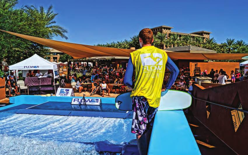 IN OVER 25 RESORT LOCATIONS NATIONWIDE Since 2005, when the first resort installation occurred in the Wisconsin Dells, the FlowRider has been front and center in the rediscovery of resort fun and
