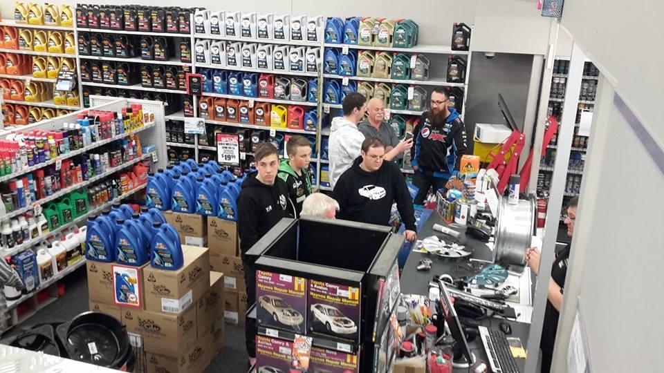 As usual we were all looked after very well with the autobarn team offering great discounts on all products across the store.