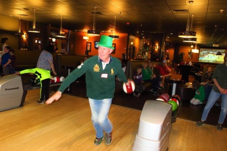 Piedmont Aero Club Page 3 Family Bowling Night Al Lawless St Patty s Day found the club finally having its family night event.