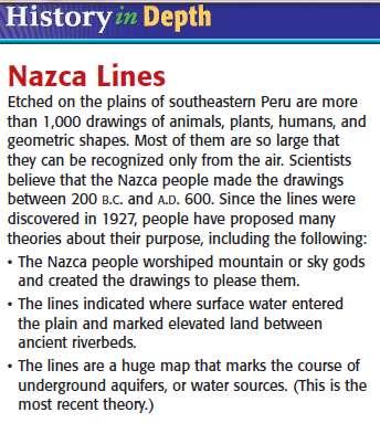 The Nazca Period: Nazca Lines What the heck?