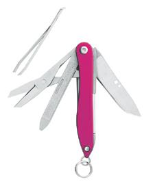 STYLE STYLE CS 420HC Knife Nail File Tweezers Spring-action scissors 420HC Knife Nail File Carabiner/Bottle Opener Tweezers Hard-Anodized Aluminum Handle Scale Outside-accessible Available Colors: