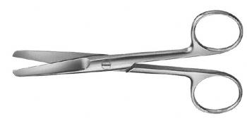 G400-046 Bowel Scissors straight G140-058S 210mm Bowel Scissors Probe ended lower