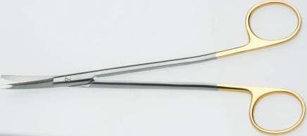 Scissors D108-21818 D108-21820 Freeman (Kaye) 18.0 cm, curved, serrated, TC 20.