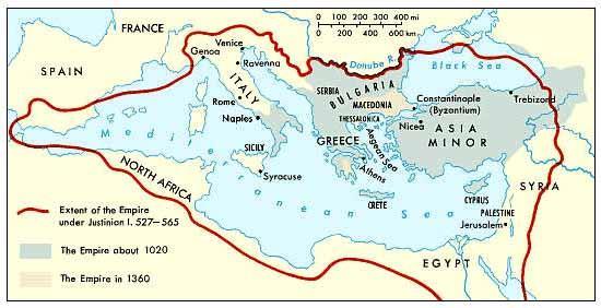 Even though the Byzantines were essentially the ex- Romans, they spoke Greek rather than Latin.