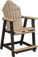Dx42 H Counter Chair PZCC2131 Std: $440 Nat: