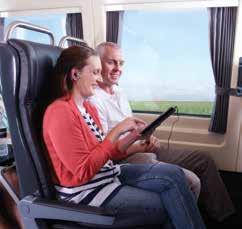 Relax in the shared Club Car with fellow travellers which offers a selection of meals, snacks, confectionary and drinks to purchase.
