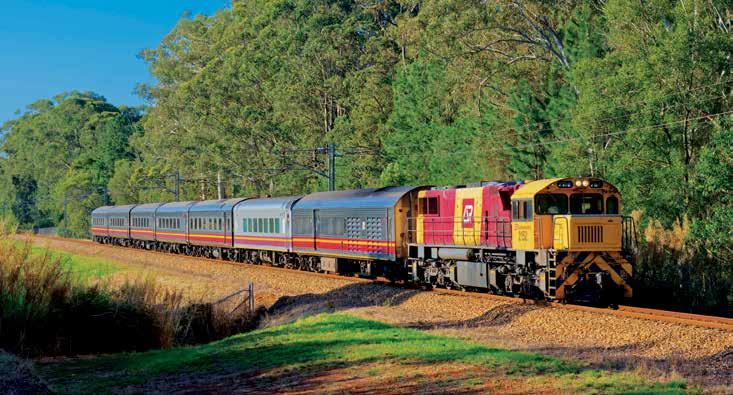 The Inlander RAIL EXPERIENCES THE INLANDER Highlights Explore the beautiful beaches of Magnetic Island before beginning the journey on The Inlander Pass through Julia Creek which was founded when the