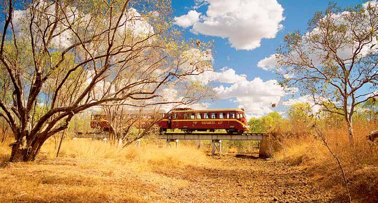 Gulflander RAIL EXPERIENCES GULFLANDER Take a journey through frontier country from Normanton to Croydon as you step aboard the iconic Gulflander.