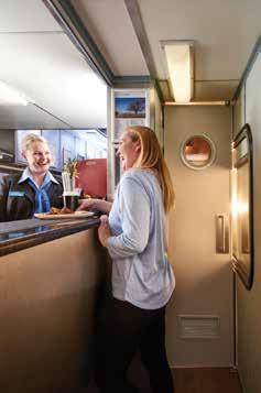 RAIL EXPERIENCES SPIRIT OF THE OUTBACK Shearers Rest Servery RailBus Coach Connection Enjoy the convenience of the RailBus Coach Connection to make getting to your holiday destination even easier.
