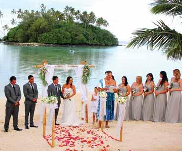 Weddings Nautilus Resort, Rarotonga From price based on Inangaro Mutuk Endless Love Wedding Package, valid 1 Apr 18 31 Mar 19.