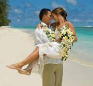 The Inangaro Mutukore Endless Love Wedding Package Wedding ceremony on the beautiful sand beach overlooking Ta akoka Motu Bamboo wedding archway Services of a Wedding Co-ordinator Marriage Celebrant