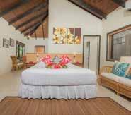 For families there are four sets of interconnecting rooms available on the ground and 1st floor, while couples can escape to the privacy of their Deluxe Beachfront Studio on the top floor of the