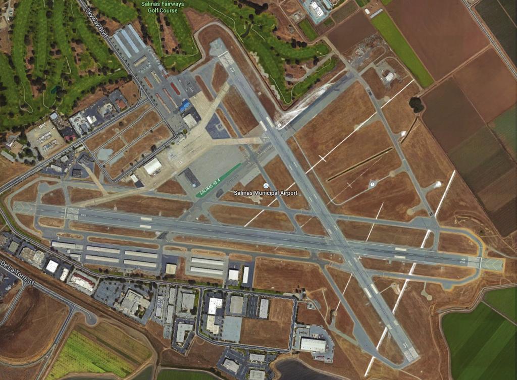 GENERAL INFORMATION SALINAS MUNICIPAL AIRPORT AIRCRAFT PARKING FBO OPERATIONS TWIN PARKING AIRCRAFT CAMPING F E D P K J H P C D G A C B A Parking Areas When operating in the parking areas, pilots are