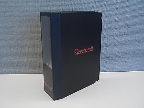 Beechcraft logo) Holds 8-1/2 x 11 paper.