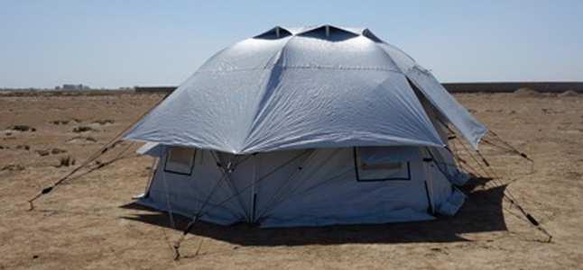 IFRC/ICRC Self-standing Geodesic Family Tent