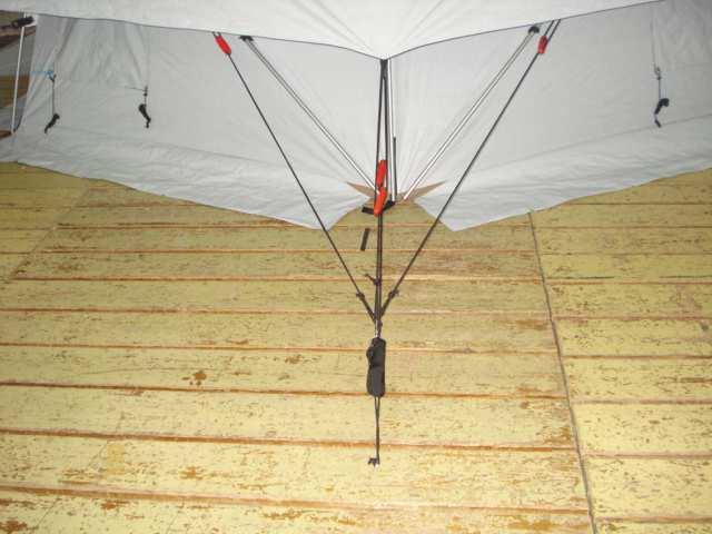 tent pipe sleeves, and 16 Velcro systems