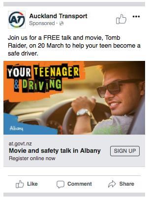 These will include a free 30-minute safety talk followed by a new release movie. AT are targeting parents of teenagers, so they can help their teen become a safe and legal driver.