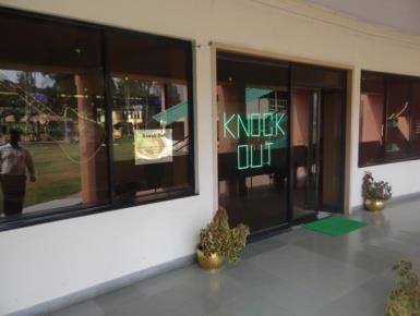 (c) Knock Out Bar.